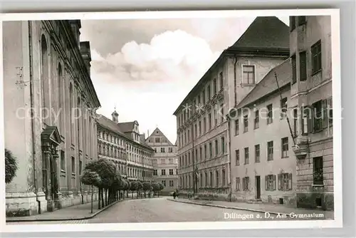 AK / Ansichtskarte Dillingen Donau Gymnasium Kat. Dillingen a.d.Donau