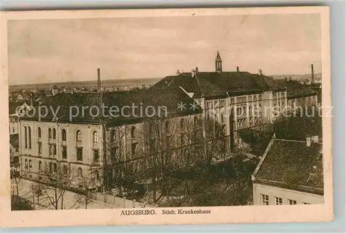 AK / Ansichtskarte Augsburg Staedtisches Krankenhaus Kat. Augsburg