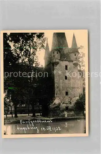 AK / Ansichtskarte Augsburg Fuenfgradturm  Kat. Augsburg