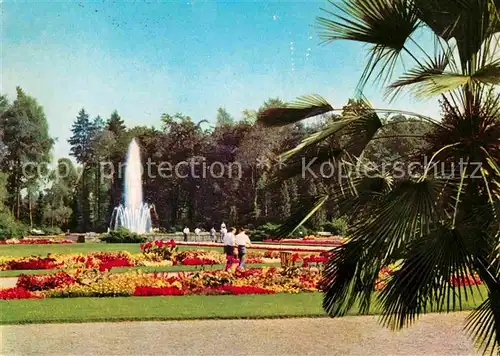 AK / Ansichtskarte Bad Lippspringe Fontaene im Kaiser Karls Park Kat. Bad Lippspringe