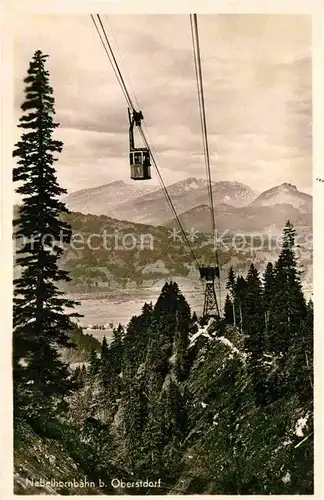 AK / Ansichtskarte Seilbahn Nebelhorn Oberstdorf  Kat. Bahnen