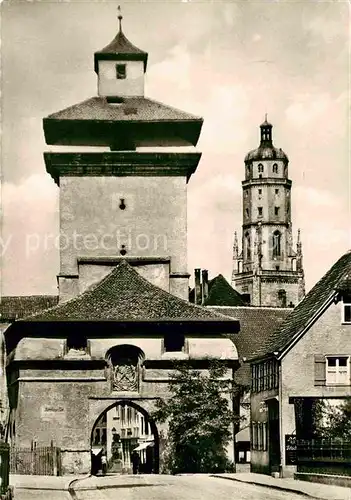 AK / Ansichtskarte Noerdlingen Reimlinger Tor  Kat. Noerdlingen