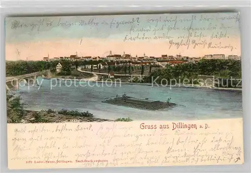 AK / Ansichtskarte Dillingen Donau Panorama Kat. Dillingen a.d.Donau