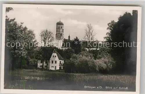 AK / Ansichtskarte Dillingen Donau Schloss Kat. Dillingen a.d.Donau