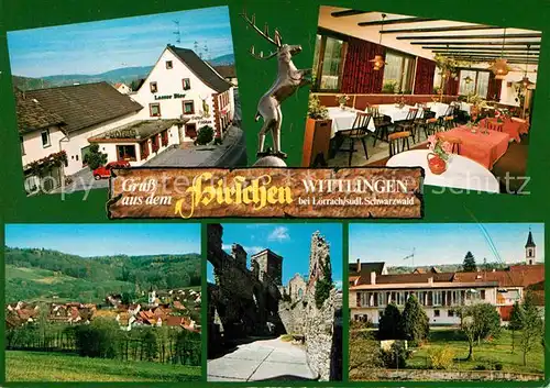 AK / Ansichtskarte Wittlingen Baden Hotel Gasthaus Hirschen Kat. Wittlingen