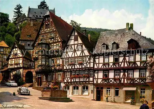 AK / Ansichtskarte Miltenberg Main Historischer Marktplatz 15. Jhdt. Fachwerkhaeuser Kat. Miltenberg