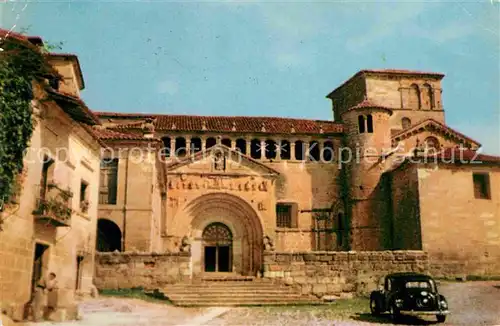 AK / Ansichtskarte Santillana del Mar La Colegiata