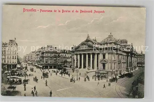 AK / Ansichtskarte Bruxelles Bruessel Panorama de la Bourse Kat. 