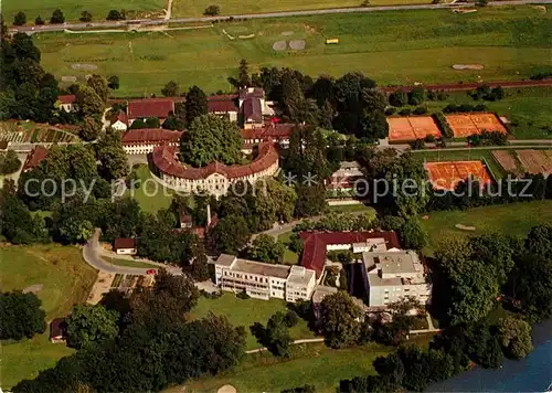 AK / Ansichtskarte Bad Schinznach Fliegeraufnahme Parkhotel Kurhaus Kurhotel Habsburg Rheumaklinik  Kat. Bad Schinznach