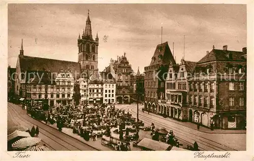 AK / Ansichtskarte Trier Hauptmarkt Kat. Trier