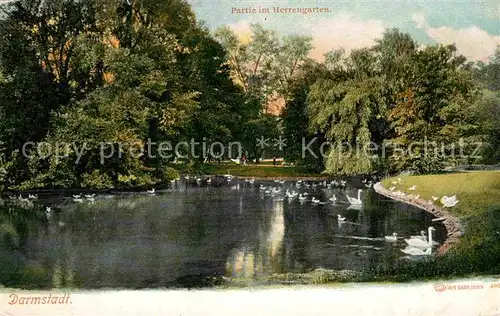 AK / Ansichtskarte Darmstadt Herrengarten Kat. Darmstadt