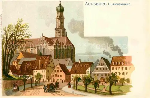 AK / Ansichtskarte Augsburg Ulrichskirche  Kat. Augsburg