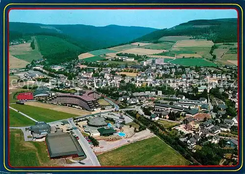 AK / Ansichtskarte Willingen Sauerland Fliegeraufnahme Kuranlagen Kat. Willingen (Upland)