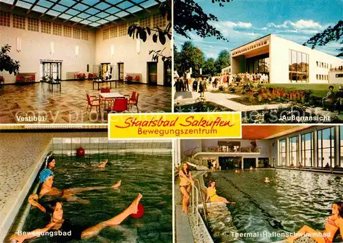 AK / Ansichtskarte Bad Salzuflen Vestibuel Aussenansicht Bewegungsbad Thermal Hallenbad Kat. Bad Salzuflen