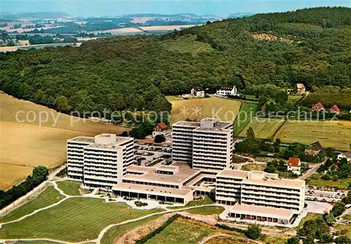 AK / Ansichtskarte Bad Salzuflen Kliniken am Burggraben Fliegeraufnahme Kat. Bad Salzuflen