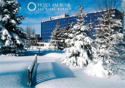 AK / Ansichtskarte Eibenstock Hotel am Buehl Das Blaue Wunder Kat. Eibenstock