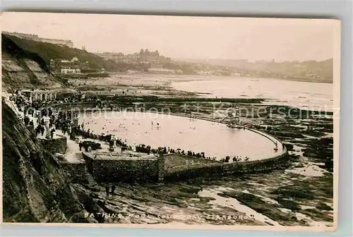 AK / Ansichtskarte Scarborough UK Bathing Pool South Bay