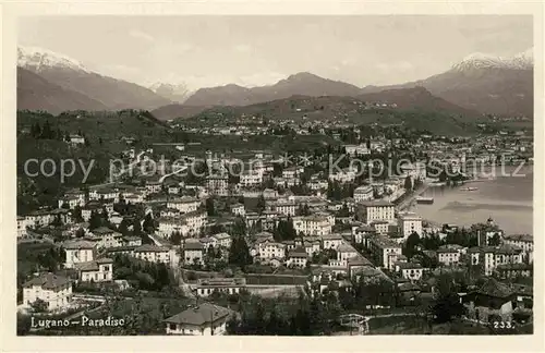 AK / Ansichtskarte Lugano TI Panorama  Kat. Lugano