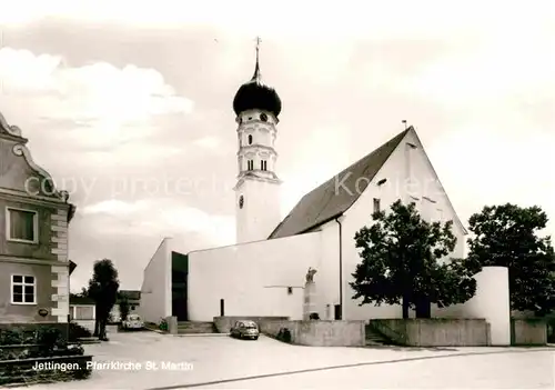 AK / Ansichtskarte Jettingen Scheppach Pfarrkirche St Martin Kat. Jettingen Scheppach