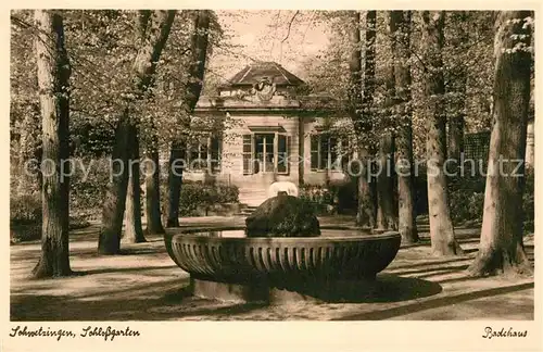 AK / Ansichtskarte Schwetzingen Schlossgarten Badehaus Kat. Schwetzingen