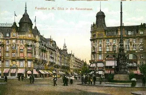 AK / Ansichtskarte Frankfurt Main Kaiserstrasse Kat. Frankfurt am Main