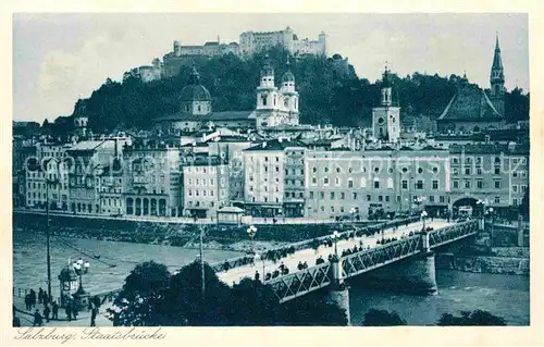 AK / Ansichtskarte Salzburg Oesterreich Staatsbruecke Kat. Salzburg