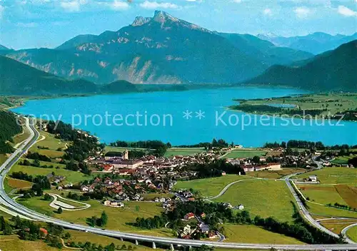 AK / Ansichtskarte Mondsee Salzkammergut Fliegeraufnahme Kat. Mondsee