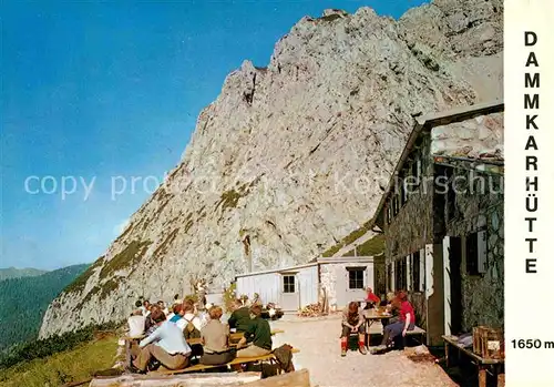 AK / Ansichtskarte Dammkarhuette mit Predigtstuhl Kat. Mittenwald