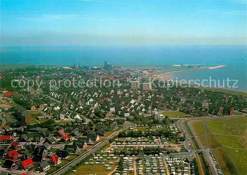 AK / Ansichtskarte Buesum Nordseebad Fliegeraufnahme Kat. Buesum