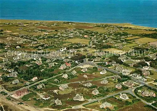 AK / Ansichtskarte Kampen Sylt Fliegeraufnahme Kat. Kampen (Sylt)