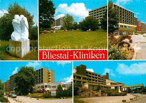 AK / Ansichtskarte Blieskastel Bliestal Fachkliniken Details Kat. Blieskastel