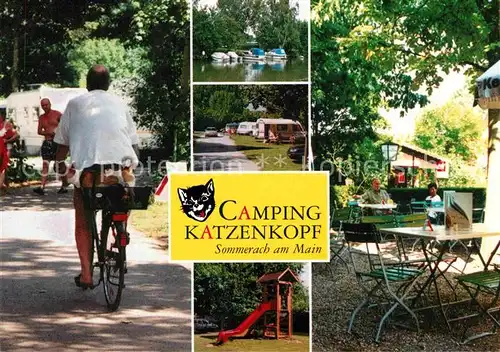 AK / Ansichtskarte Sommerach Camping Katzenkopf Details Kat. Sommerach