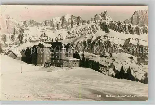 AK / Ansichtskarte Churfirsten Kurhaus Alpina Kat. St Gallen