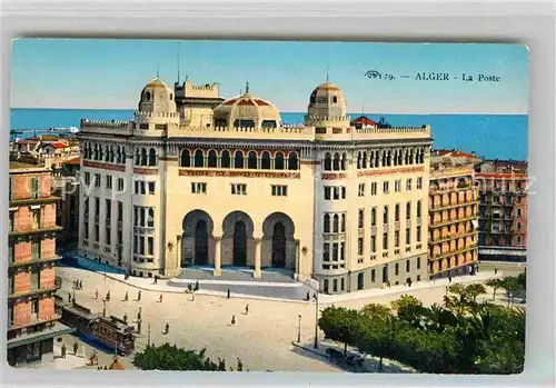 AK / Ansichtskarte Alger Algerien La Poste