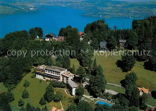 AK / Ansichtskarte Buergenstock Vierwaldstaettersee Hotel Waldheim Fliegeraufnahme Kat. Buergenstock