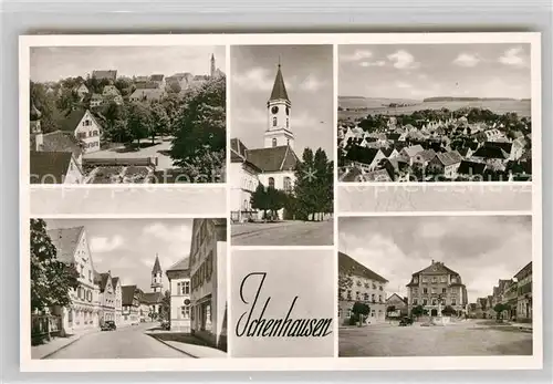 AK / Ansichtskarte Ichenhausen Kirche Panorama Teilansichten Kat. Ichenhausen