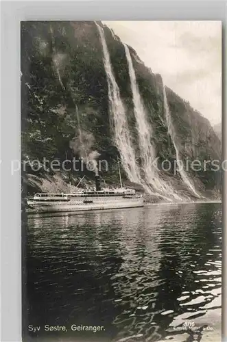 AK / Ansichtskarte Geiranger Syv Soestre Kat. Norwegen