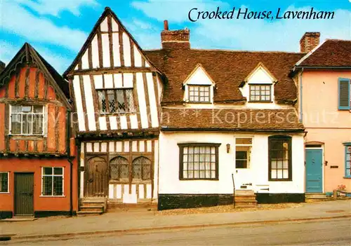 AK / Ansichtskarte Lavenham Crooked House Altstadt Schiefes Haus Kat. Babergh