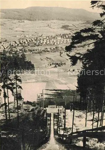 AK / Ansichtskarte Brotterode Panorama Blick von der Jugendschanze zum Inselsberg Kat. Brotterode