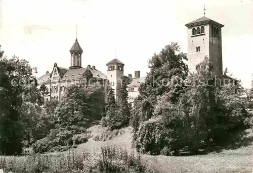 AK / Ansichtskarte Waldenburg Sachsen Schloss jetzt Klinik Kat. Waldenburg Sachsen