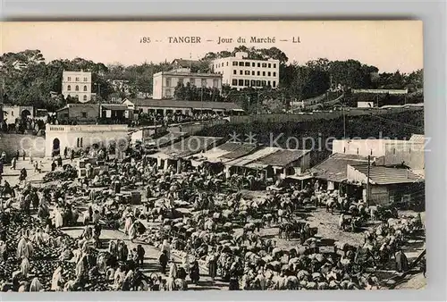 AK / Ansichtskarte Tanger Tangier Tangiers Jour du Marche Kat. Marokko