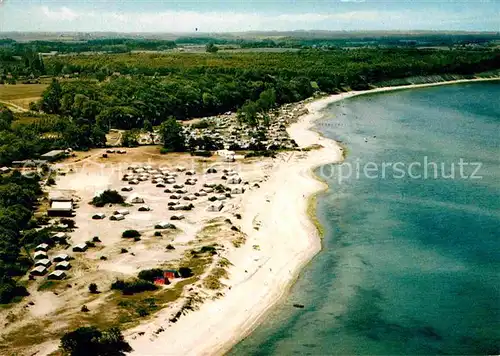 AK / Ansichtskarte Noer Fliegeraufnahme Camping Eckernfoerder Bucht Kat. Noer