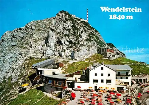 AK / Ansichtskarte Wendelsteinhaus Wendelsteingipfel mit Seilbahn  Kat. Bayrischzell