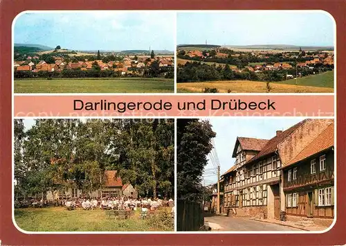 AK / Ansichtskarte Darlingerode und Druebeck Restaurant Gemeindekrug Kat. Darlingerode