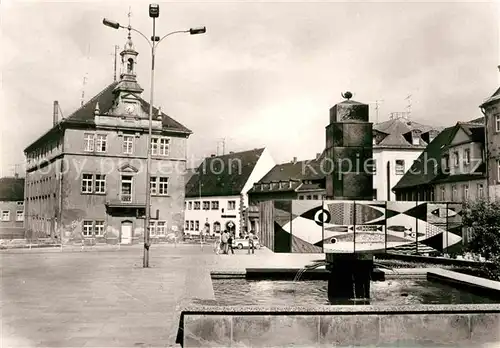 AK / Ansichtskarte Geithain Marktplatz Brunnen Kat. Geithain