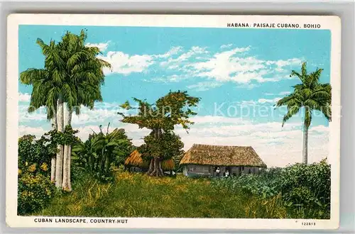 AK / Ansichtskarte Habana Havana Cuban Landscape Country Hut Kat. Havana