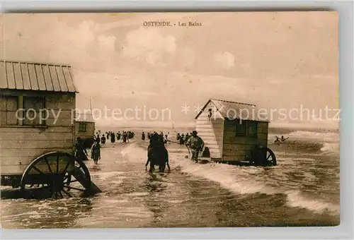 AK / Ansichtskarte Ostende Flandre Les Bains Kat. 