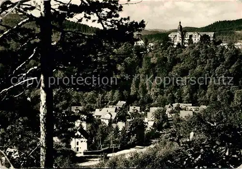 AK / Ansichtskarte Schwarzburg Thueringer Wald Teilansicht mit Schloss Kat. Schwarzburg