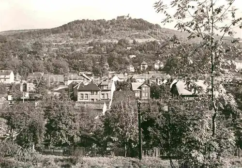 AK / Ansichtskarte Bad Blankenburg Panorama Blick zur Burgruine Greifenstein Kat. Bad Blankenburg