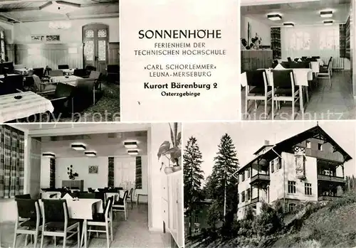 AK / Ansichtskarte Baerenburg Sachsen Ferienheim der Technischen Hochschule Sonnenhoehe Kat. Altenberg